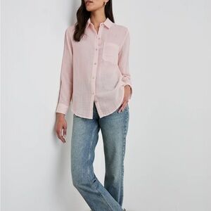 Rails Ellis Button-Up Shirt, Petal, Size M